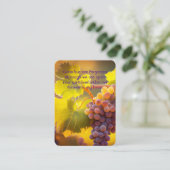 メモリアル祈りの言葉ヴィネヤードワイナリーワインビジネス 名刺 (スタンド正面)