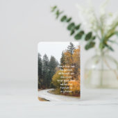 メモリアル秋ロード紅葉記念 名刺 (スタンド正面)