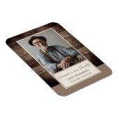 メモリアル素朴ウッドワンフォトメモリアル マグネット (右側)