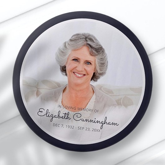 メモリアル葬儀の雲の天国モダン写真 缶バッジ