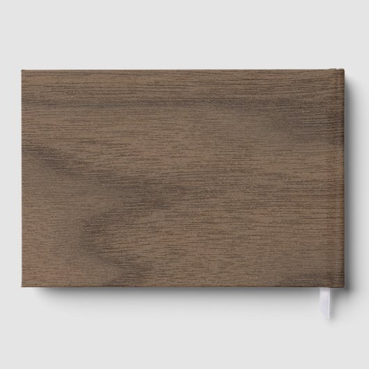 メモリアル葬儀ギリシャ正教会の木材金ゴールド ゲストブック (裏面)