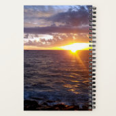 メモリアル葬儀サンセット海ビーチゲストブック ノートブック (裏面)