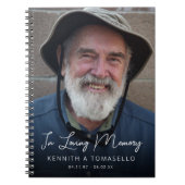 メモリアル葬儀フォトゲスト ノートブック (正面)