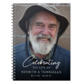 メモリアル葬儀フォトゲスト ノートブック (正面)