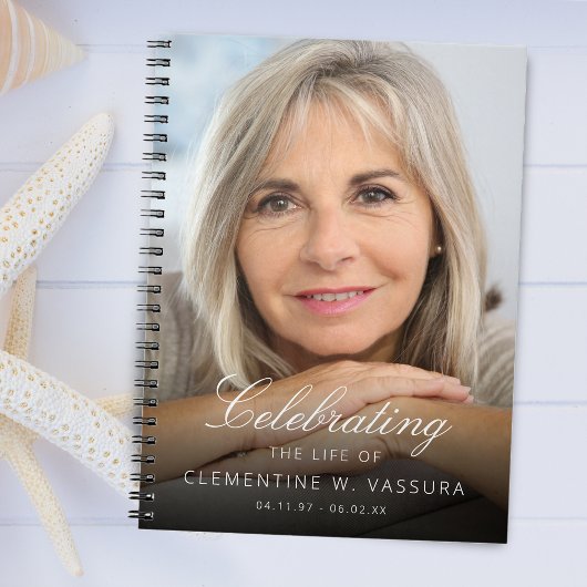 メモリアル葬儀フォトゲスト ノートブック