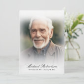 メモリアル葬儀フォトメッセージの追加 サンキューカード (スタンド正面)