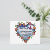 メモリアル蝶の詩 ポストカード (スタンド正面)