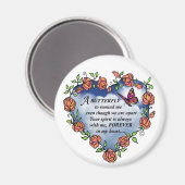 メモリアル蝶の詩 マグネット (正面/裏面)