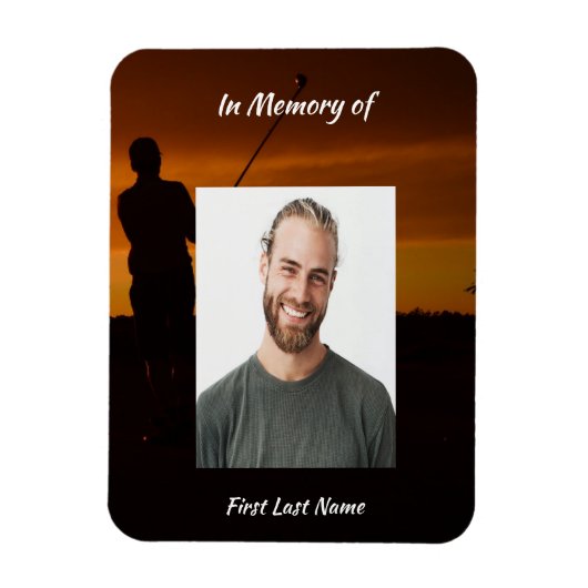 メモリアル記念ゴルファーゴルフ マグネット (縦)