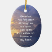 メモリアル記念シースカイクラウドアイランド セラミックオーナメント (正面)