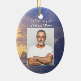 メモリアル記念シースカイクラウドアイランド セラミックオーナメント