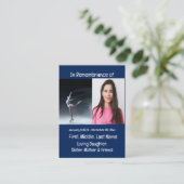 メモリアル記念スケートで滑るスケータースケート 名刺 (スタンド正面)