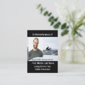 メモリアル記念スノーボード 名刺 (スタンド正面)