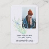 メモリアル記念トンボ 名刺 (正面)