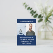 メモリアル記念ドッグチームそりウィンタースポーツ 名刺 (スタンド正面)