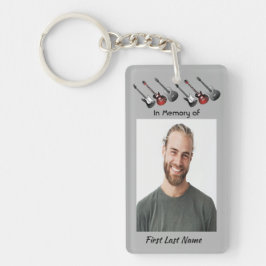 メモリアル記念ミュージシャンギター音楽 キーホルダー