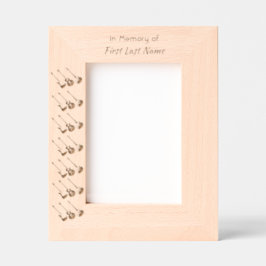 メモリアル記念ミュージシャンギター音楽 レーザー彫刻フレーム