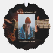 メモリアル記念ミュージックギター オーナメントカード (正面)