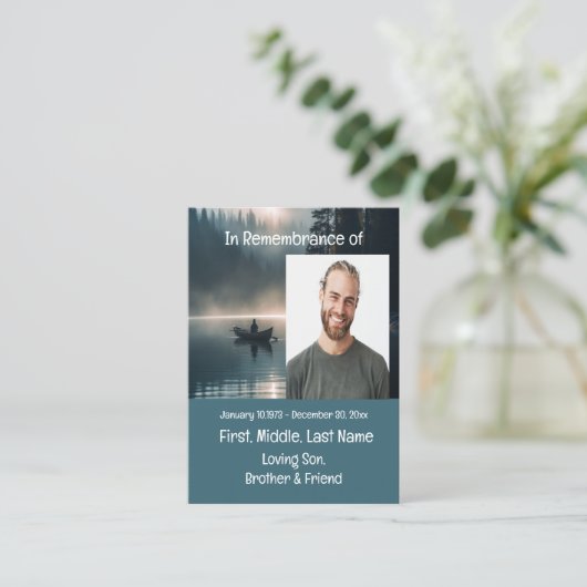 メモリアル記念レイクボートカヌワイルダネス 名刺 (スタンド正面)