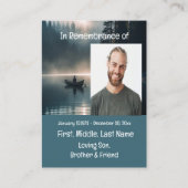 メモリアル記念レイクボートカヌワイルダネス 名刺 (正面)