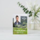 メモリアル記念牧畜場の風景 名刺 (スタンド正面)