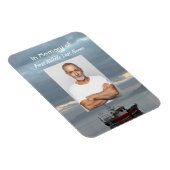 メモリアル記念魚釣りボートフィッシャーマン マグネット (右側)