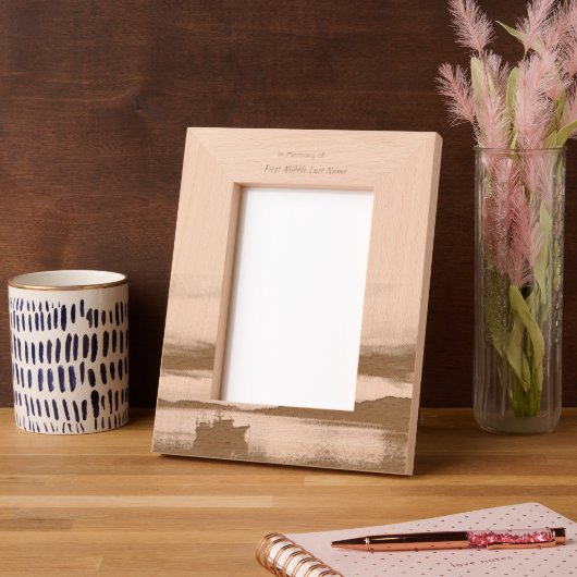 メモリアル記念魚釣りボートフィッシャーマン レーザー彫刻フレーム (左)