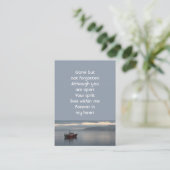 メモリアル記念魚釣りボートフィッシャーマン 名刺 (スタンド正面)