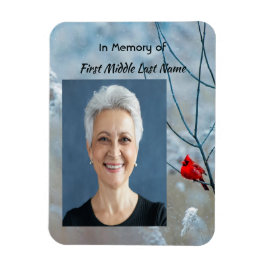 メモリアル記念（鳥）ショウジョウコウカンチョウレッドバード マグネット