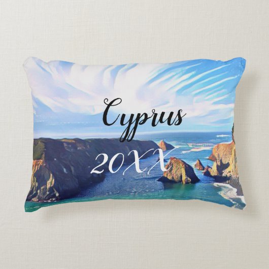 メモリアル記念Two Side パーソナライズされた Photo アクセントクッション (正面)