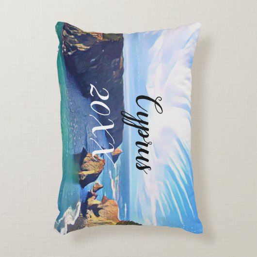 メモリアル記念Two Side パーソナライズされた Photo アクセントクッション (正面(垂直))