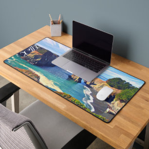 メモリアル記念Two Side パーソナライズされた Photo デスクマット