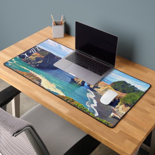 メモリアル記念Two Side パーソナライズされた Photo デスクマット (オフィス2)