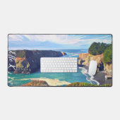 メモリアル記念Two Side パーソナライズされた Photo デスクマット (キーボード&マウス)