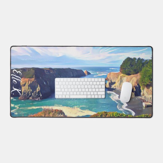 メモリアル記念Two Side パーソナライズされた Photo デスクマット (キーボード&マウス)