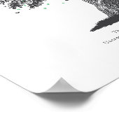 メモリアル贈り物，損失の悔やみや弔慰パパ，永遠の木 ポスター (角)