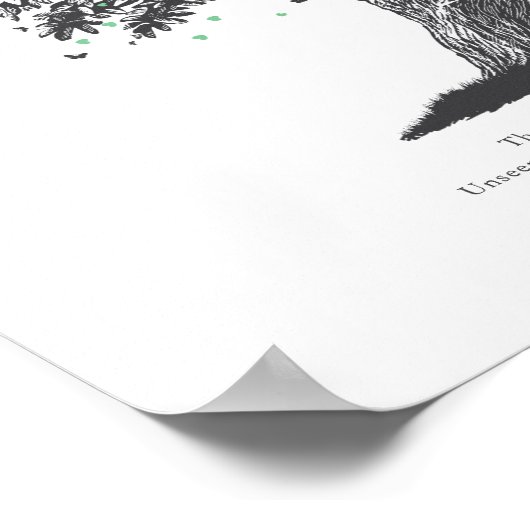 メモリアル贈り物，損失の悔やみや弔慰パパ，永遠の木 ポスター (角)