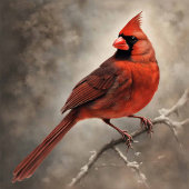 メモリアル赤（鳥）ショウジョウコウカンチョウ記憶の同情カード