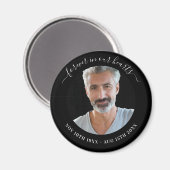 メモリアル黒人写真常に愛 マグネット (正面/裏面)