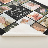 メモリアル18フォトコラージュ永遠に私たちのハート シェルパブランケット (3/4)