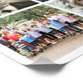 メモリアル18フォトコラージュ永遠に私たちのハート ポスター (角)