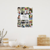 メモリアル18フォトコラージュ永遠に私たちのハート ポスター (キッチン)