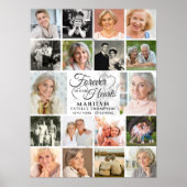 メモリアル18 フォトコラージュ  永遠に私たちの心の中に ポスター (正面)