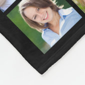 メモリアル19フォトコラージュ永遠に私たちのハート フリースブランケット (角)