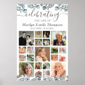 メモリアル21 フォトコラージュ ユーカリ スクリプト ポスター (正面)