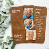 メモリアル3フォト悔やみや弔慰葬儀祈りの言葉カード