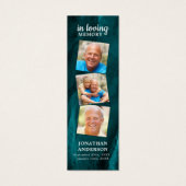 メモリアル3写真歌葬儀祈りの言葉しおり (正面)