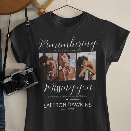 メモリアル3枚フォトトリビュートTシャツ Tシャツ