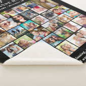 メモリアル30フォトコラージュ シェルパブランケット (3/4)