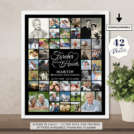 メモリアル42 フォトコラージュ  私たちの心に永遠に ポスター